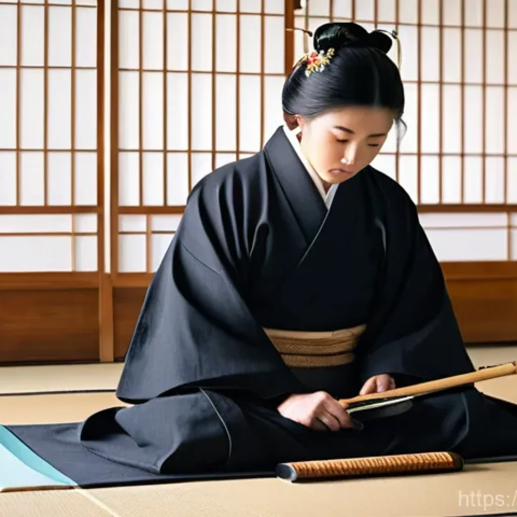 일어의 기원 - **Prompt 1: The Genesis of Japanese Script - Kanji and Early Kana Integration**
"A highly detail...