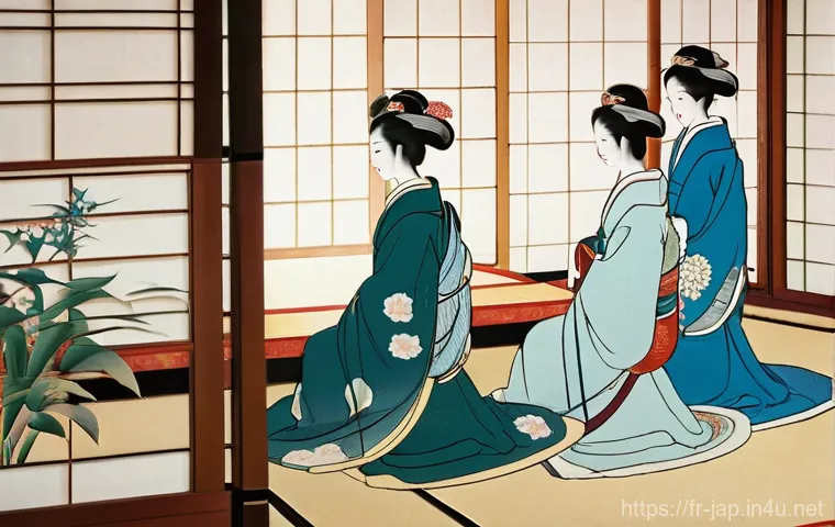 일어의 기원 - **Prompt 1: The Genesis of Japanese Script - Kanji and Early Kana Integration**
    "A highly detail...