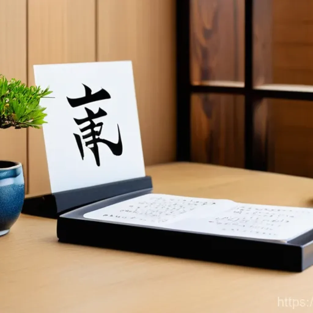 일본어 독학 방법 - **Prompt 1: Focused Japanese Language Study Session**
"A young adult, gender-neutral, with dark,...